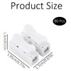 80 Pcs CH2 Electrical Connectors Block,Push Fit Electric Wire Connectors