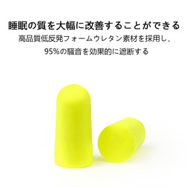 RIKOUNAN 10 Pieces Earplugs for Sleep, Full Sound Insulation, Noise Canceling, Comfortable Sleep, Sound Reducing, Sound Proof Goods, Ear Plugs, Anti-Hearing Sensitity, Noise Prevention, Reusable, Unisex