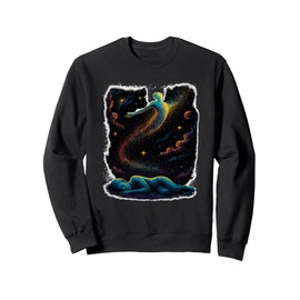 Astral Projection Dream Art Cosmic Out-of-Body Experience Sweatshirt
