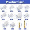 Seamaka 432pcs Automotive Electrical Wire Connectors Kit 2.8mm 2 3