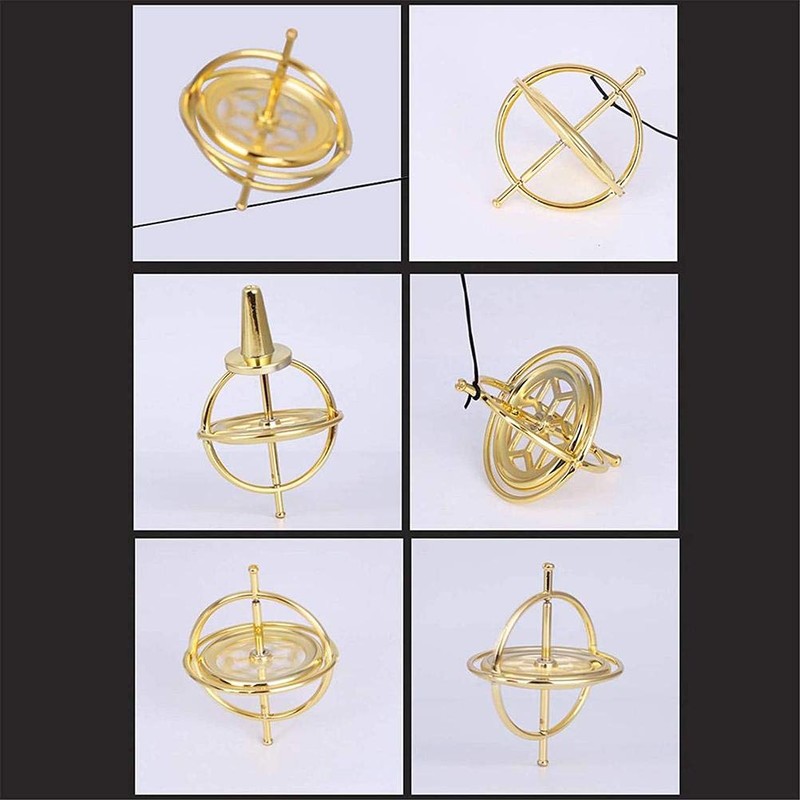 Gyroscope Nostalgic Pack Antigravity Gyroscope Metal Balance Toy Bright Decompression