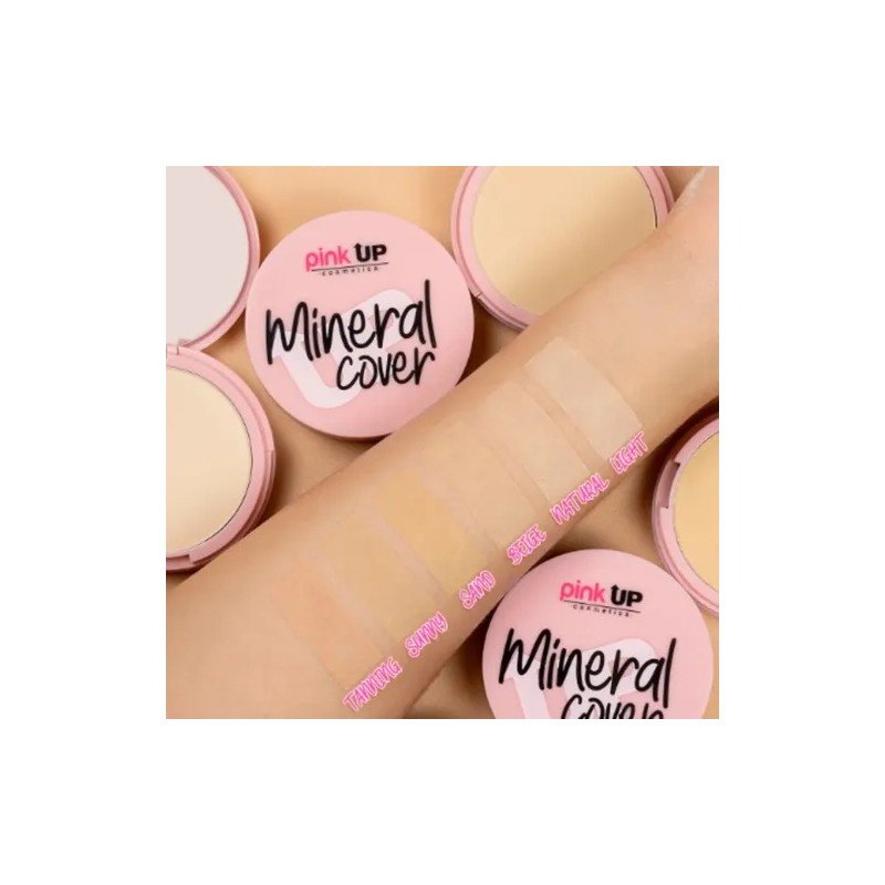 Maquillaje Pink Up Mate Cover 12h + Polvo Mineral Cover