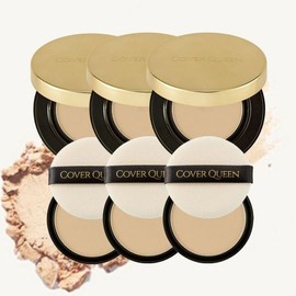 Cover Queen 커버퀸 오리엔탈 골드 파우더 팩트 본품3개+리필3개33604157 Cover Queen Oriental Gold Powder Pact 3pcs + Refill 3pcs 33604157