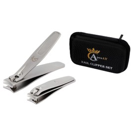 Made in Solingen, Germany – APEXAY Professional Nail Clippers Set, Premium Fingernail & Toenail Cutter for Men & Women, Heavy Duty, Surgical Stainless Steel, Sharp, Durable, for Thick Nails, Trim Easy