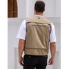 Yimoon Men’s Utility Vest Fishing Travel Safari Photo Cargo Vest