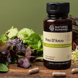 Nature's Sunshine Pau D’ Arco, 100 Capsules | Supports the Immune System, Provides Antioxidants, and Assists the Natural Detoxification Process