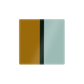 REMEMBER Kitchen Glass Plate Small No. 11 - 21.5 x 21.5 cm - Heat Resistant with Non-Slip Protection