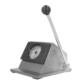 Graphic Punch Die Cutter, Round Badge Button Maker for Paper Leather PVC Cards (25mm)