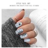 Gel Nail Stickers Halloween Semi Cured Gel Nail Strips Wraps