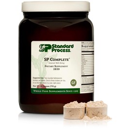 Standard Process Inc. Standard Process Inc. SP Complete - Whole Food Nutrition with Amino Acids, Immune Support, Antioxidant Support with Rice Protein, Grapeseed Extract, and Choline - Vegetarian - 28 Ounce, 30 Servings