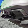 Vechkom 2.5 "Inlet to 3.5" Outlet Exhaust Tip 7.48'' overall