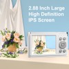 Portable 4K Digital Camera 50MP 2.88 Inch IPS Screen Auto