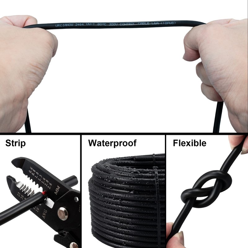 URCIANOW 20 Gauge 2x0.5mm Electrical Wire 10M 20 AWG 2