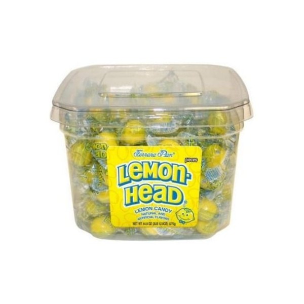 Lemonhead Candy - 150 count per pack -- 4 packs per case.