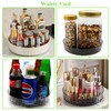 Turntable Organiser, 21 cm Diameter Fridge Rotating Plate, 360° Rotating