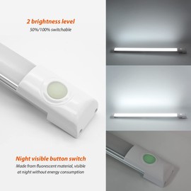 Dream Lighting 12v LED Strip Light 30cm with Switch Dimmable for Campervan Camper Caravan Motorhome Boat Cabinet Under Cupboard Lighting Cool White 3000K 5.6W