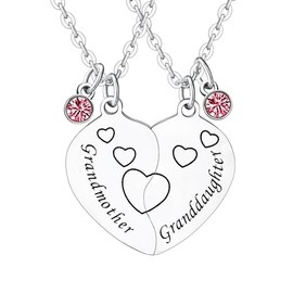 Grandmother Granddaughter Gift Grandmother Necklace from Granddaughter Mother's Day Gift Granddaughter Necklace from Grandma Christmas Birthday Gifts for Grandmother Granddaughter