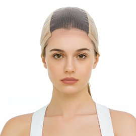 Wig Caps for Women Non Slip, Adjustable Wig Grip Cap with Velvet Grip Band, Glueless Bald Cap Suitable for Lace Front, Full Lace, Mono wigs(Beige)