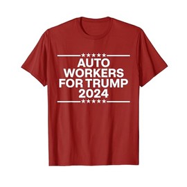Auto workers For Trump 2024 T-Shirt