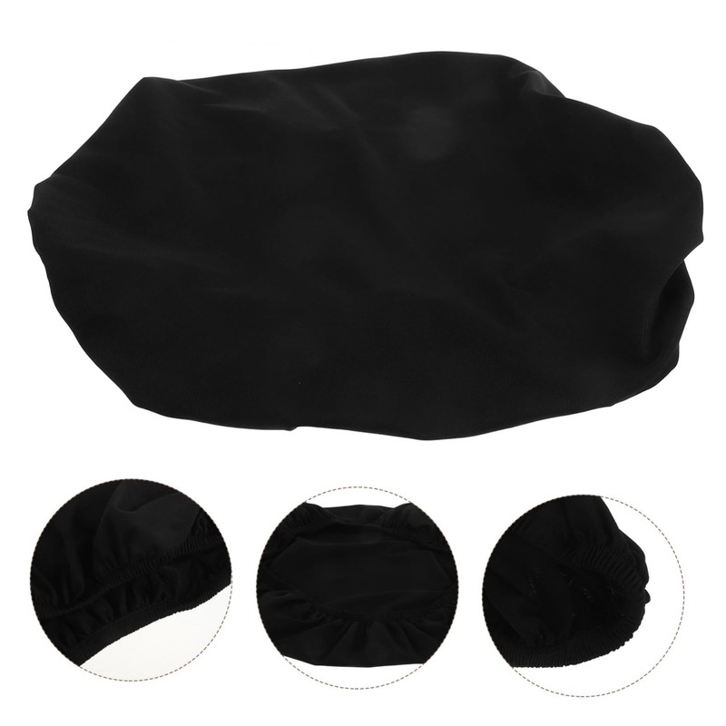 UKCOCO Black Toilet Tank Lid Cover Washable Replacement for Bathroom