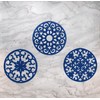 gasaré, Extra Large, Thick, 10" Silicone Trivets for Hot Dishes,