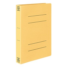 Kokuyo flat file Paper Cover Resin Binding Hardware 2 Hole A4 400 Sheets Accommodate Yellow Flat – X10Y