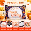48 Pcs Fall Makeup Bags Bulk, Thanksgiving Canvas Cosmetic Pouch