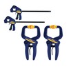 IRWIN QUICK-GRIP Clamps, 4 Piece Set with Bar Clamps, 4-1/4",