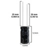 GTIWUNG Pack of 60 25 V 220 uf Electrolyte Polar