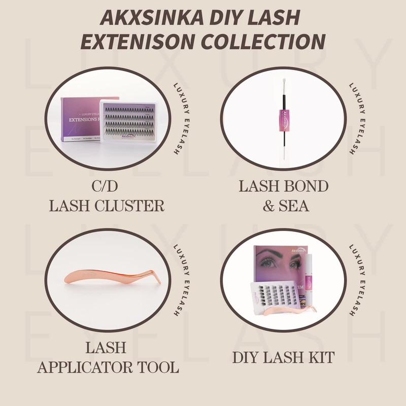 Akxsinka DIY Lash Extensions for Home Use…