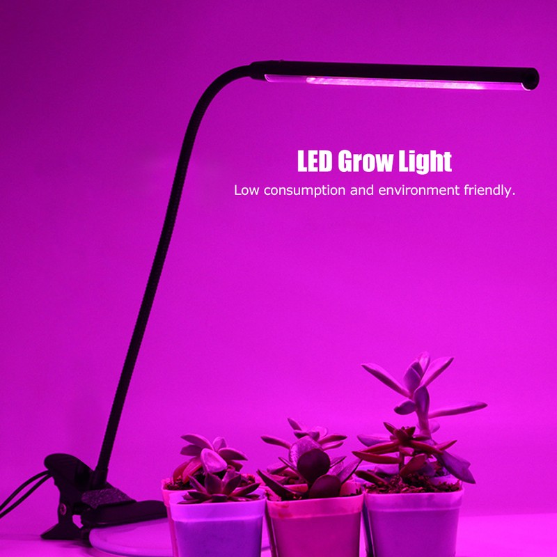 10W USB Powered LED Plant Lamps Full Spectrum ClipOn Grow