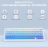 AULA F75 Pro Wireless Mechanical Keyboard,75% Hot Swappable Custom Keyboard,RGB