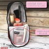 JP-SAKURA Makeup Pouch, Vertical, Travel, Freestanding, Men's Makeup Pouch, Portable,