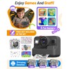 Yehtta Kids Camera Instant Print, Dual-Lens Front Rear Selfie Camera