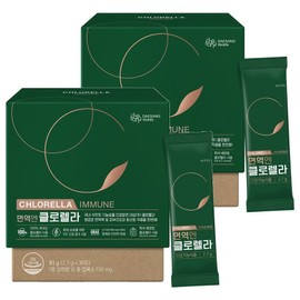 Daesang Well Life Immunity Chlorella, 81g, 2 pieces / 대상웰라이프 면역엔 클로렐라, 81g, 2개