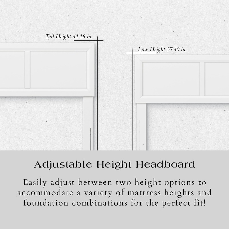 AFI, Sophia Twin Solid Wood Headboard, White