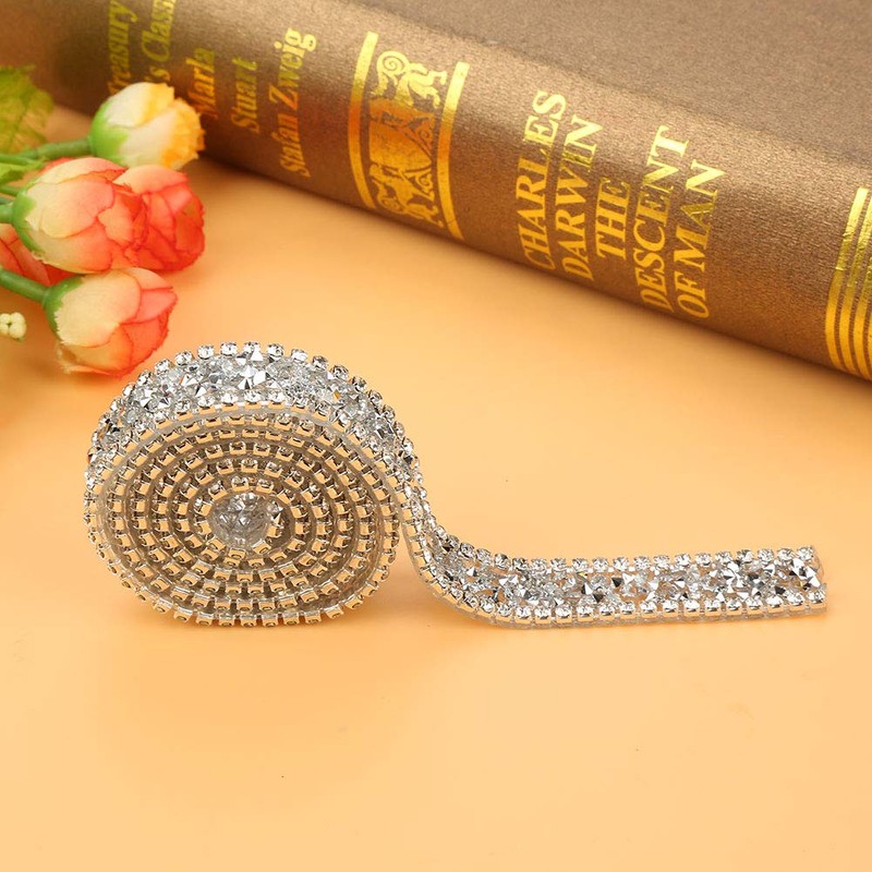 Diamond Ribbon, Rhinestone Acrílico Diamond Ribbon Sparkle para Accesorios de