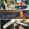 Rustark 10Pcs Chainsaw Chain Sharpener File Kit, 5/32, 3/16, 7/32