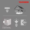 Telefunken - Motion Sensor, Motion Sensor 180°, Range Max. 12