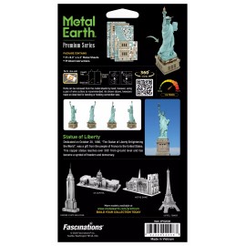 Fascinations Premium Series US STATUE OF LIBERTY 3D Metal Earth Model Kit PS2008