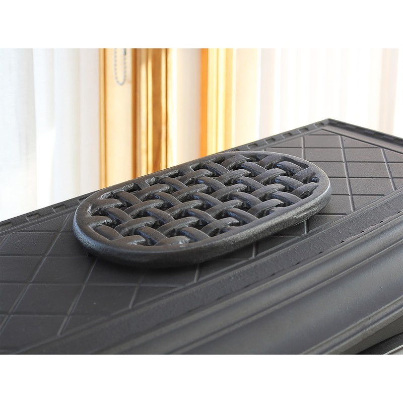 Oval Cast Iron Lattice Trivet