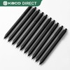 Kaco PURE Gel Pens Black Ink 0.7 mm Medium Point,