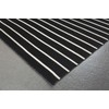 Liora Manne Sorrento Pinstripe Black Reversible Lightweight Rug, 2' X
