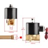 Heschen Brass Solenoid Valve 2W-040-10 Direct Acting 220 VAC PT3/8