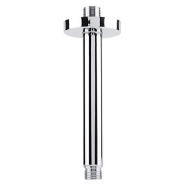 Nikou Shower Arm Pipe Square Stainless Steel Shower Head Extension Top Shower Arm for Bathroom Ceiling Shower Head (20cm)