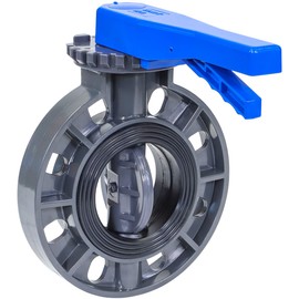 IrrigationKing RKLV4B PVC Butterfly Valve, 4"