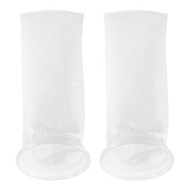iplusmile Filter Socks Mesh Media Filter Bag Aquarium Filter Bag PP Filter Media Bag Aquarium Carbon Filter for Aquarium Fish 2 Pieces 200 um