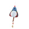 Resin Bird Wind Chime Resin Wood Hand Painted Delightful Melody