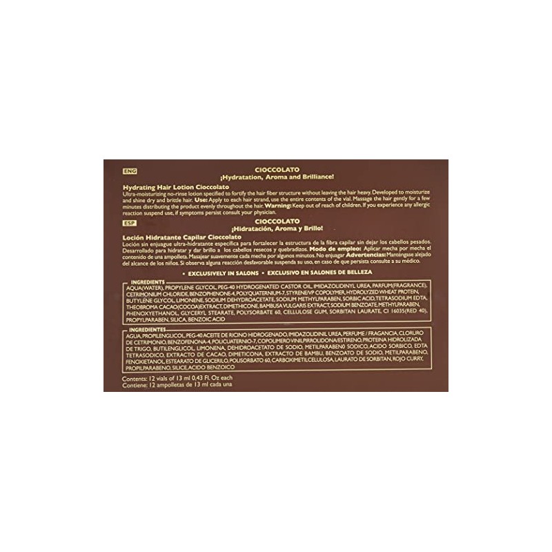 Alfaparf Milano Chocolate loc capilar, 13 ml
