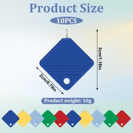 JJUNW 10 Stück Kunststoff Nadeleinfädler, Nadel Einfädler zum Handnähen, Handmaschine Nähen Einfädler Werkzeug Nadel Threading Tool Nähnadeln-Einfädler für Hand Nähen und DIY Einfache Stickerei